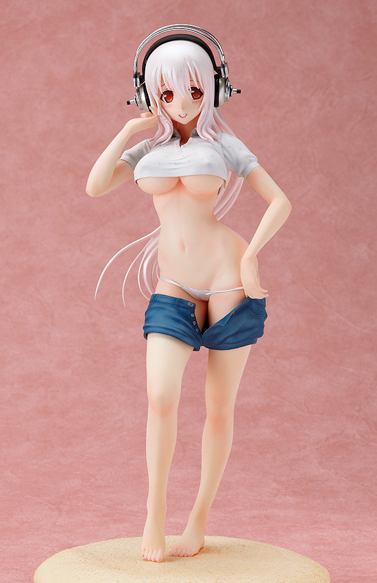 Super Sonico Figure, 1/6 Scale Pre-Painted Statue, Tokonatsu Ver., Nitro+