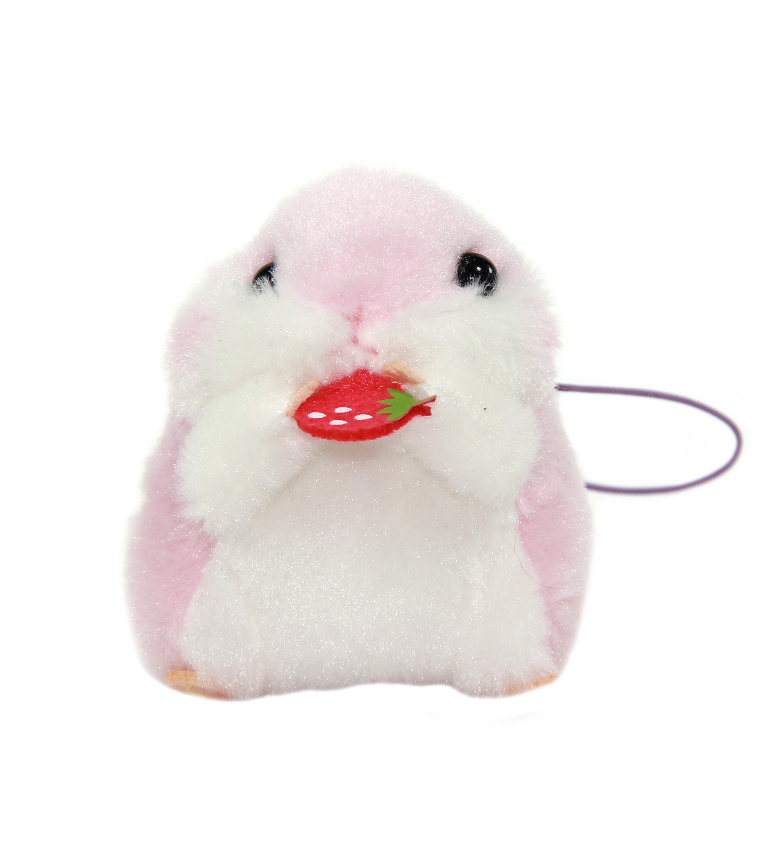 Plush Hamster, Amuse, Coroham Coron, Momo-chan, Pink, 3 Inches