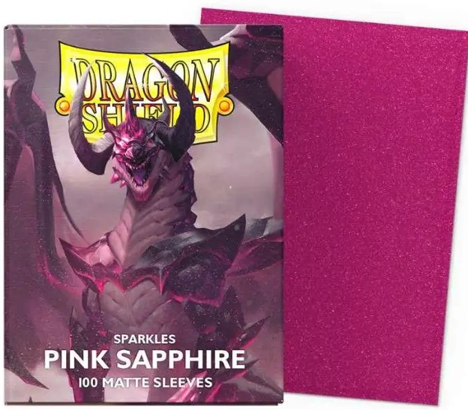 Dragon Shield - Pink Sapphire - Matte Sleeves - Card Sleeves (100ct)