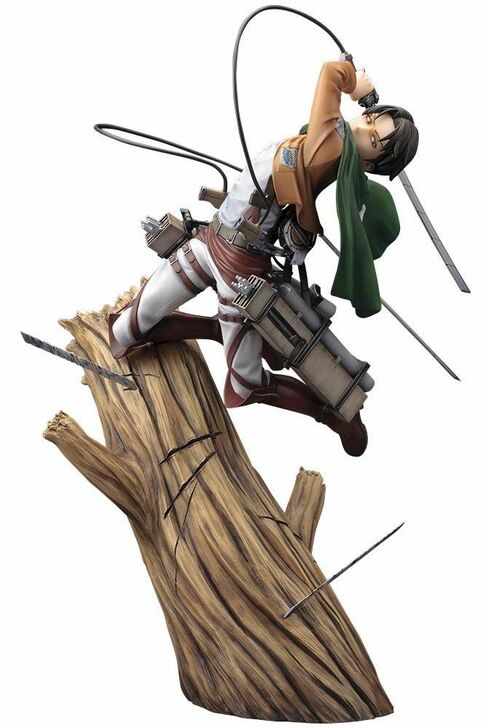Levi Ackerman Figure, 1/8 Scale Pre-Painted Figure, Renewal Package Ver., Attack On Titan, Kotobukiya