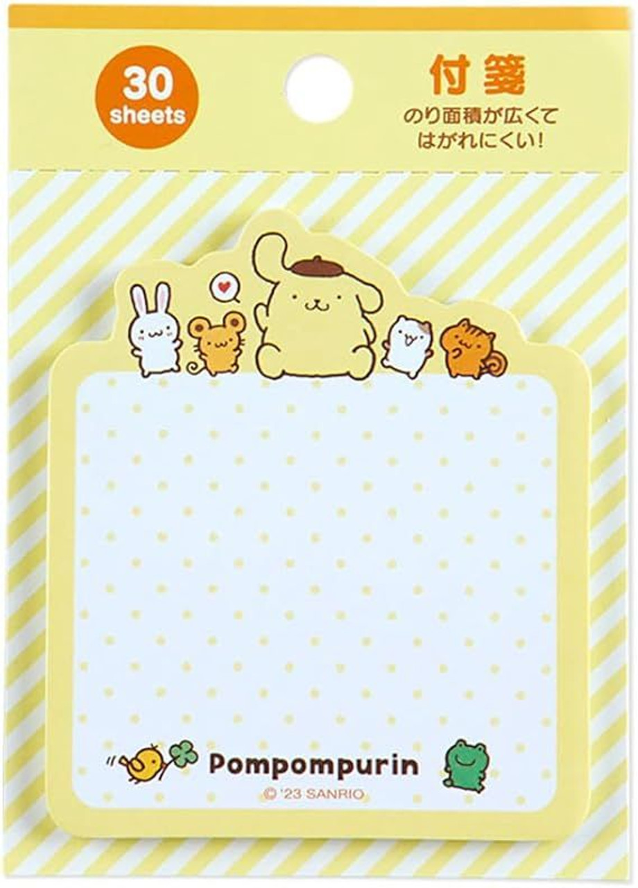 Pom Pom Purin Sticky Notes Yellow Sanrio