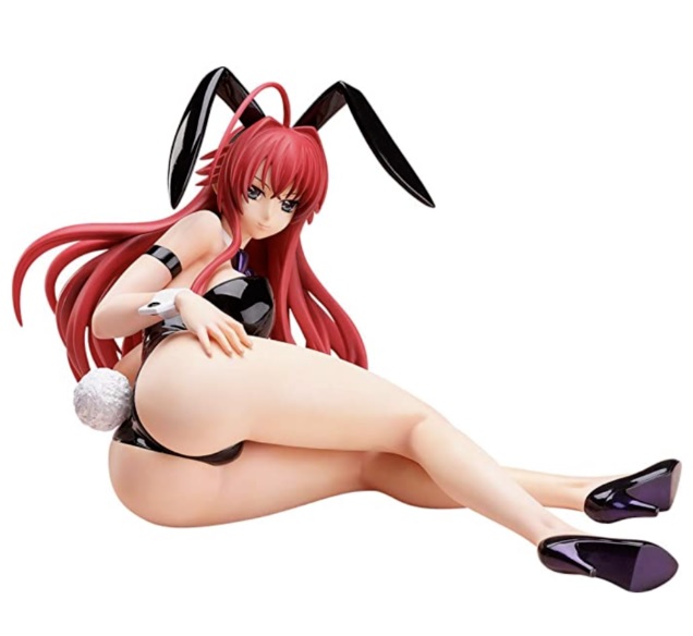 Rias Gremory Figure, Bare Leg Bunny, 1/4 Scale, High School DxD, FreeIng, Good Smile Company