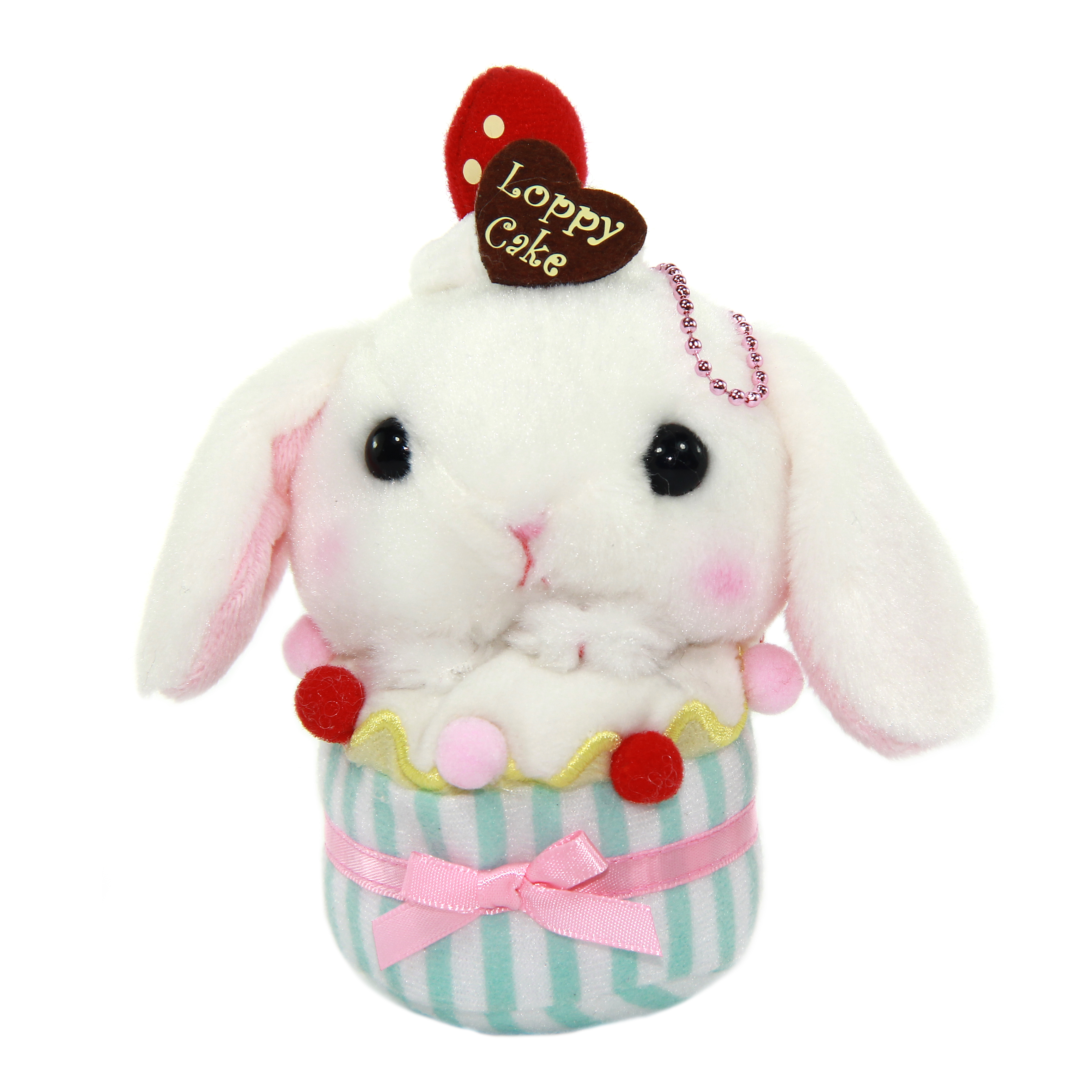 Plush Bunny, Amuse, Pote Usa Loppy, Shiloppy, White, 5 Inches