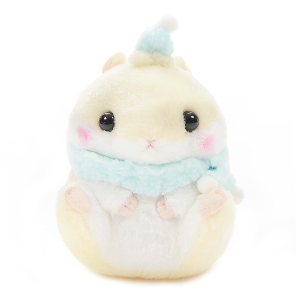 Hamster Plush Doll Amuse Coroham Coron Winter Plush Collection Purin Yellow 5 Inches