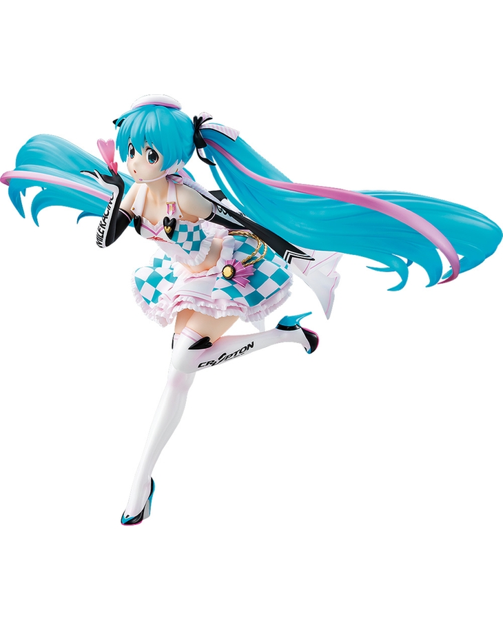 Hatsune Miku Figure, 1/7 Scale Pre-Painted Figure, Racing Miku 2019 Ver. Side Key Visual, Good Smile Company
