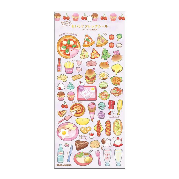 Kamio Japan Stickers Fast Food
