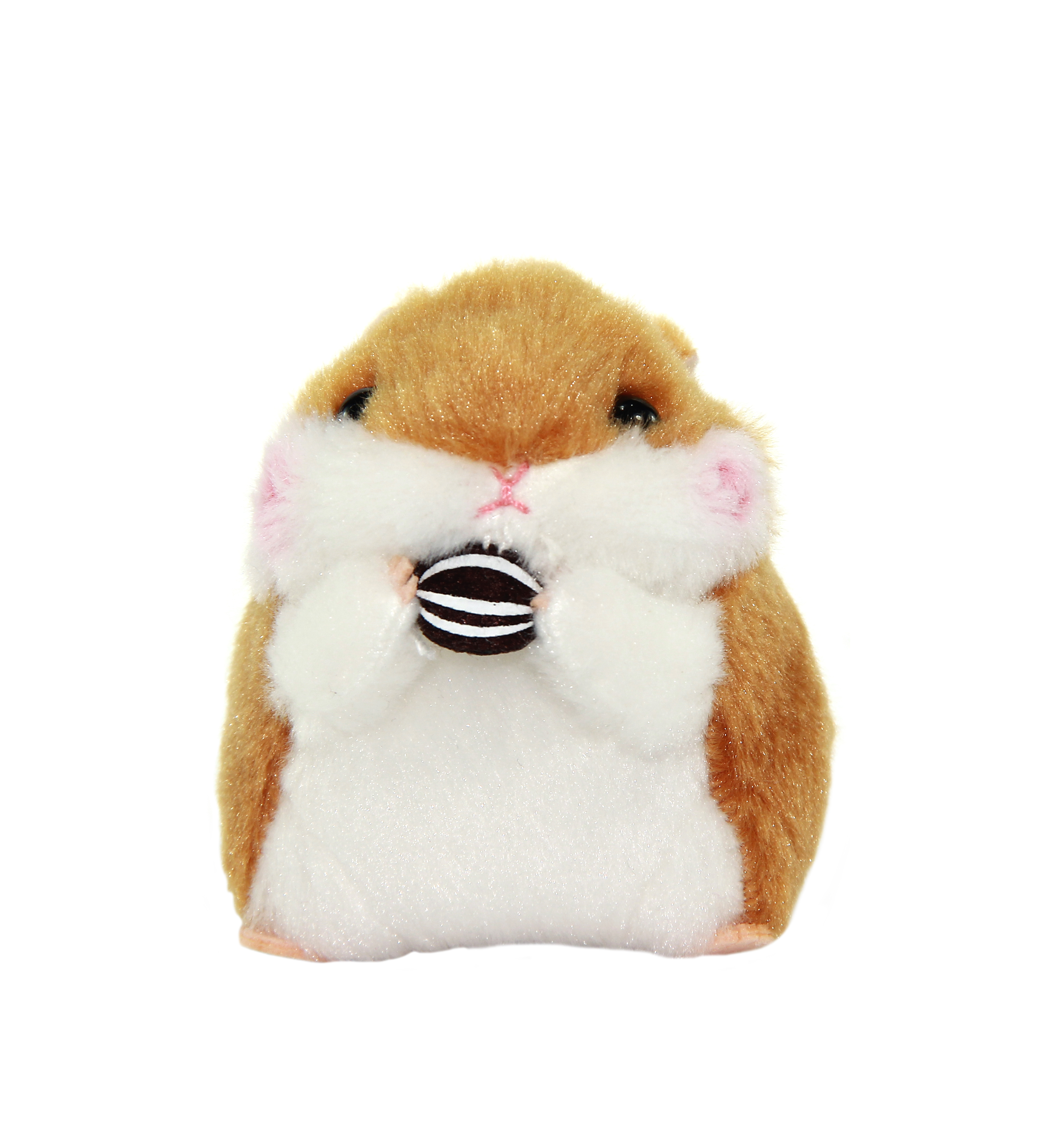 Plush Hamster, Amuse, Coroham Coron, Coron, Brown, 3 Inches