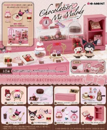 Sanrio Chocolatier My Melodys Room Random Blind Box Figure Re-Ment