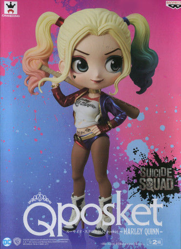 Harley Quinn, Qposket Figure, Normal Color Version, Suicide Squad, Banpresto