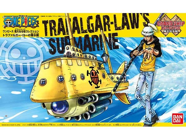 Bandai Hobby - One Piece - Grand Ship Collection - Trafalgar-Laws Submarine - Model Kit - 02