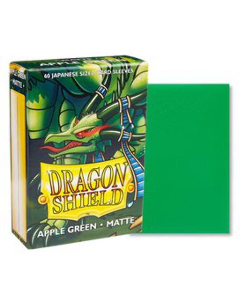Dragon Shield - Apple Green - Matte Japanese Size Card Sleeves (60ct)