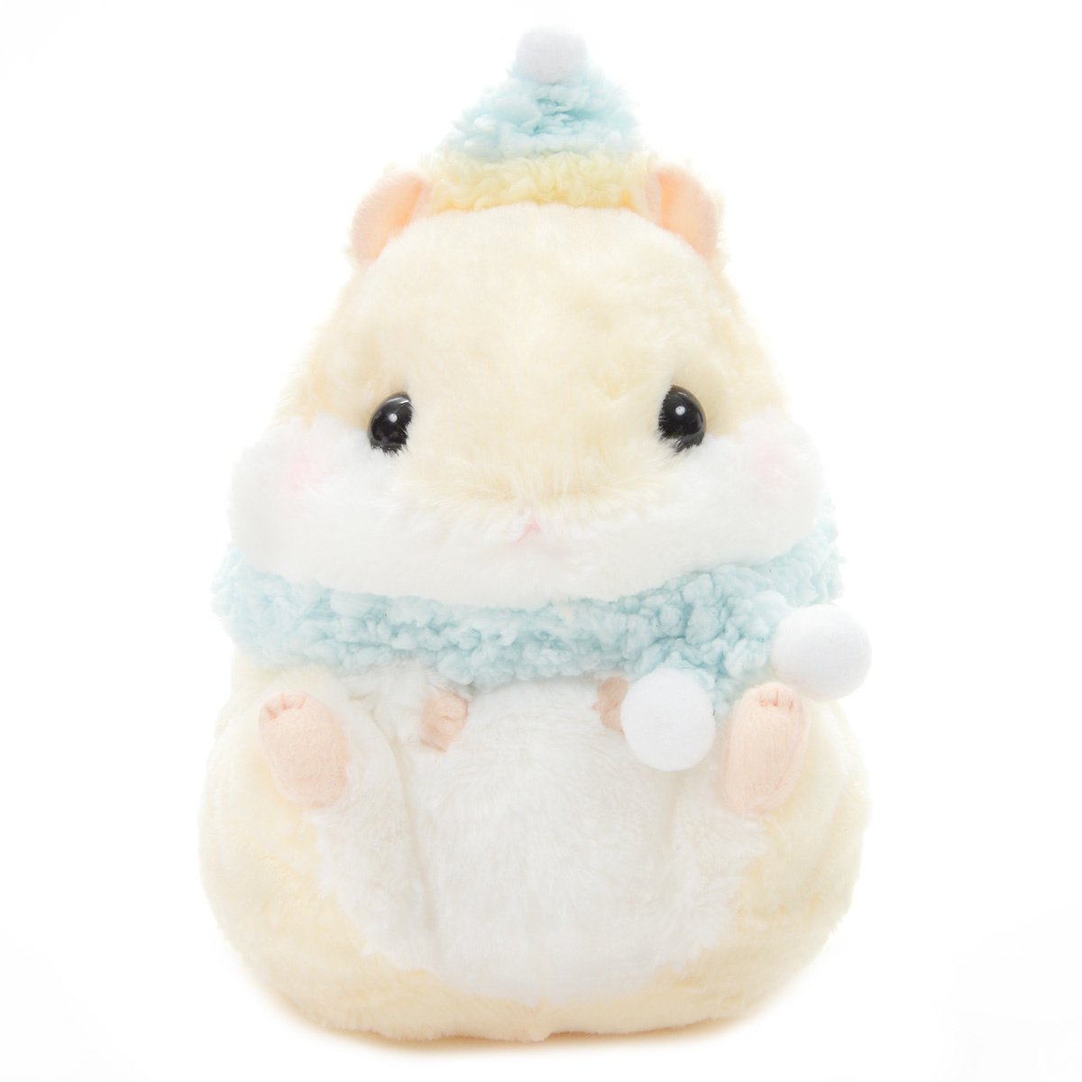 Hamster Plush Doll Amuse Coroham Coron Winter Plush Collection Purin Beige Jumbo 10 Inches