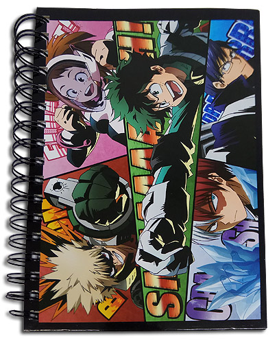 My Hero Academia Group Spiral Anime Notebook