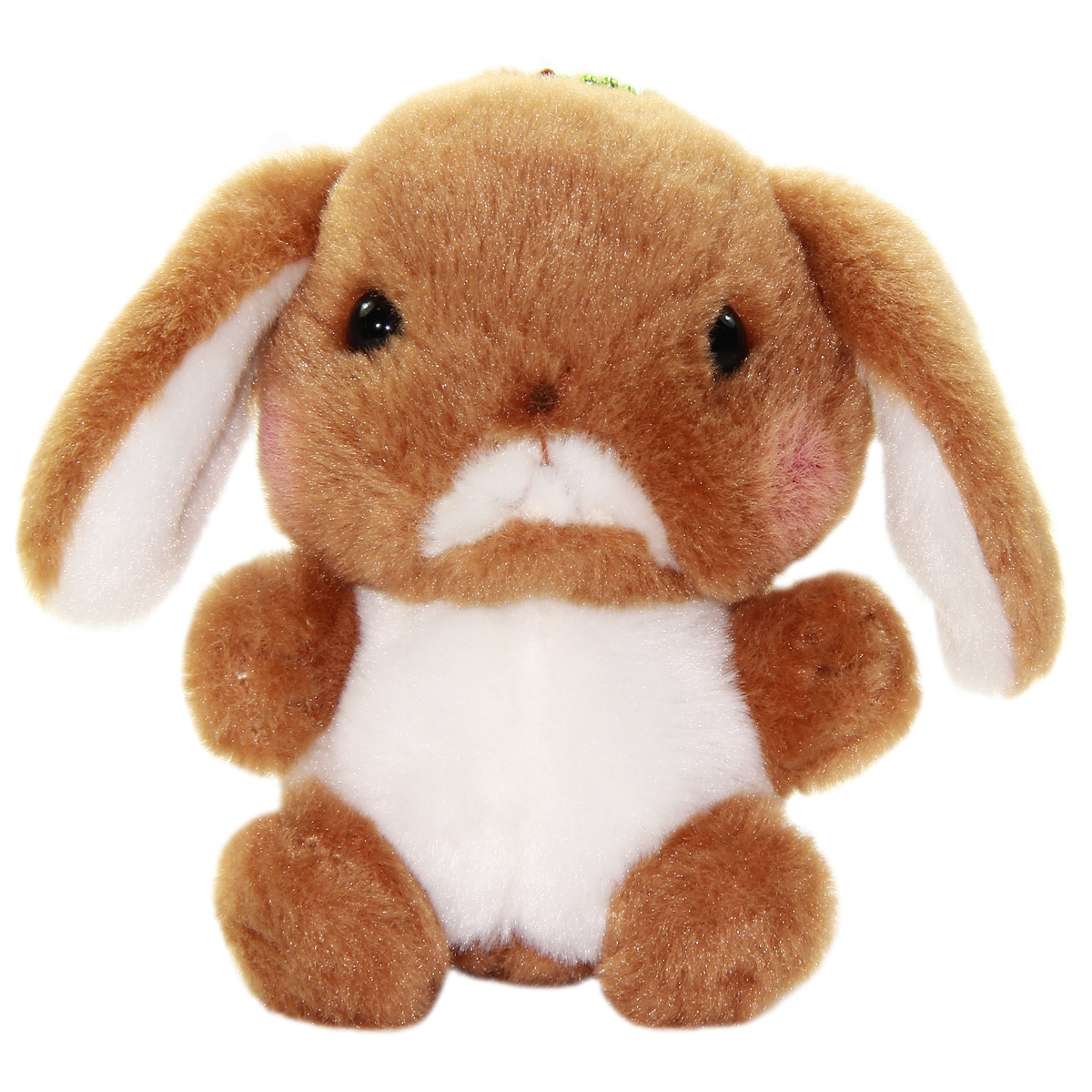 Amuse Bunny Plushie Cute Stuffed Animal Toy Brown 5 Inches
