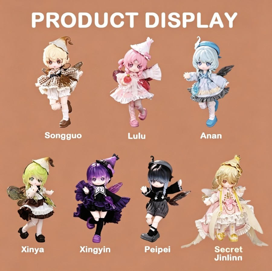 Wumi Potion Workshop Series 1/8 Action Figure BJD Ball-Jointed Doll -  Random Figure Blind Box