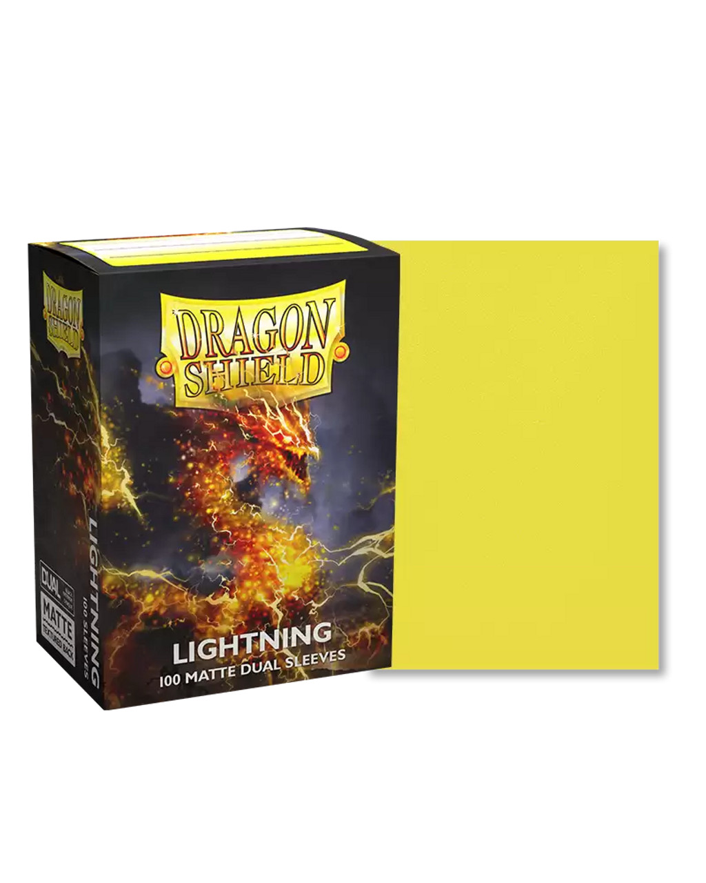 Dragon Shield - Lightning - Matte Dual Sleeves - Card Sleeves (100ct)