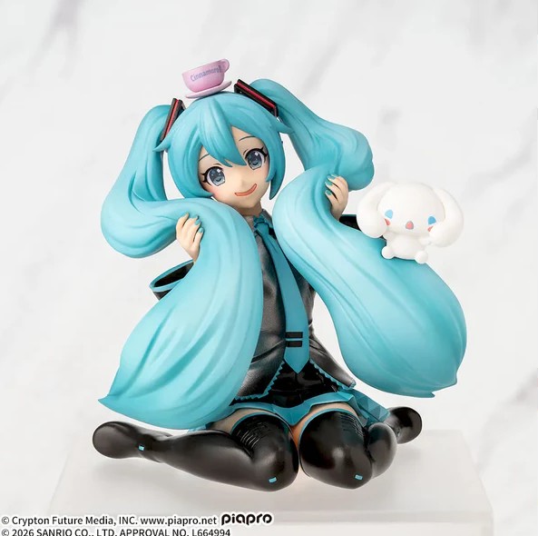 Hatsune Miku with Cinnamoroll Figure, Chokonose, CinnaMiku, Vocaloid, Sega
