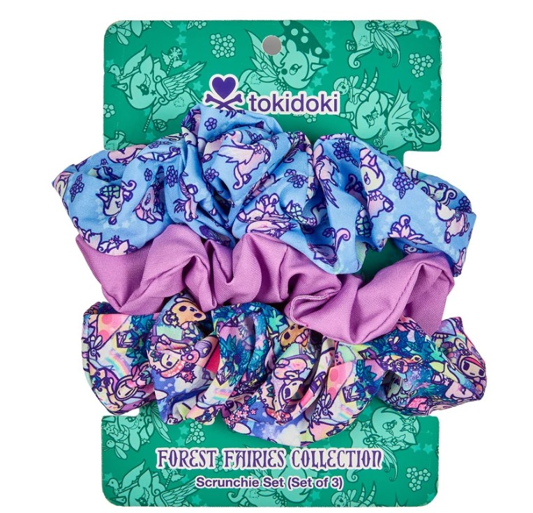 Tokidoki Forest Fairies Scrunchies - 3 Pack