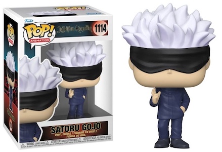 Satoru Gojo Figure Jujutsu Kaisen Funko Pop Animation 3.75 Inches Funko Pop 1114