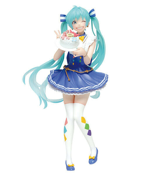 Hatsune Miku Figure, 2019 Ver, Happy Birthday Cake, Vocaloid, Taito