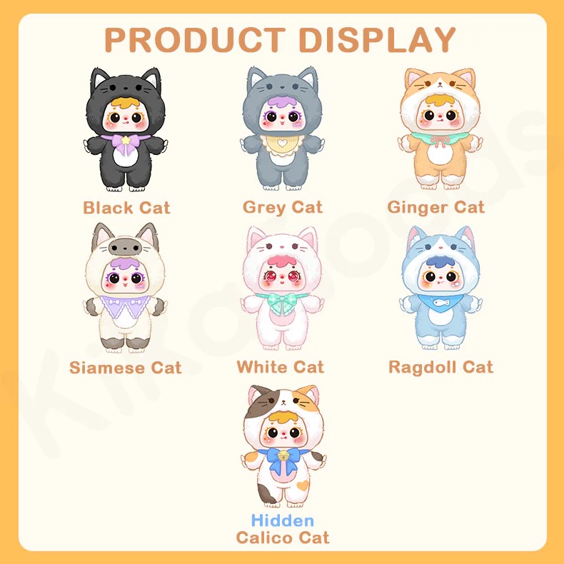 Samuel Little Cat Party Series Plush Doll Random Blind Box
