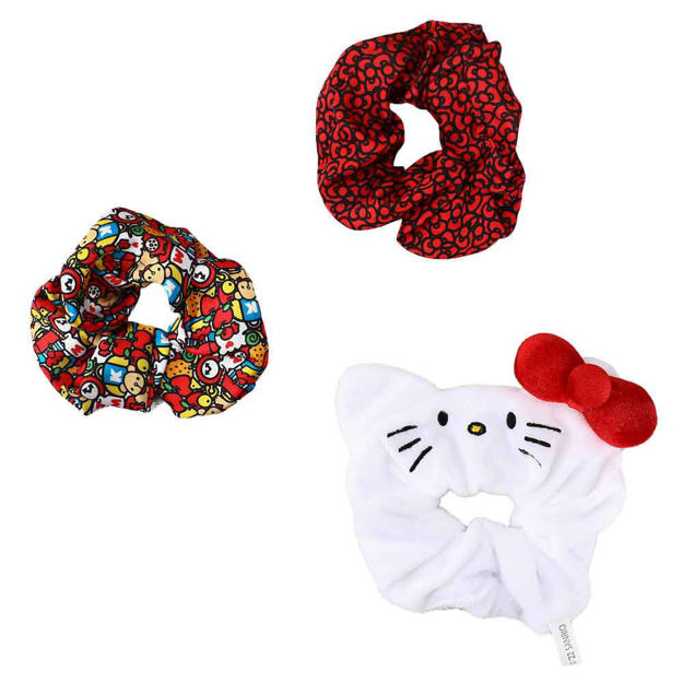 Hello Kitty 3pk Scrunchie Sanrio