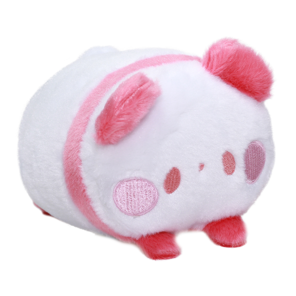 Super Soft Mochii Cute Panda Plush Japanese Squishy Plushie Toy Kawaii Bear Dark Pink White 5