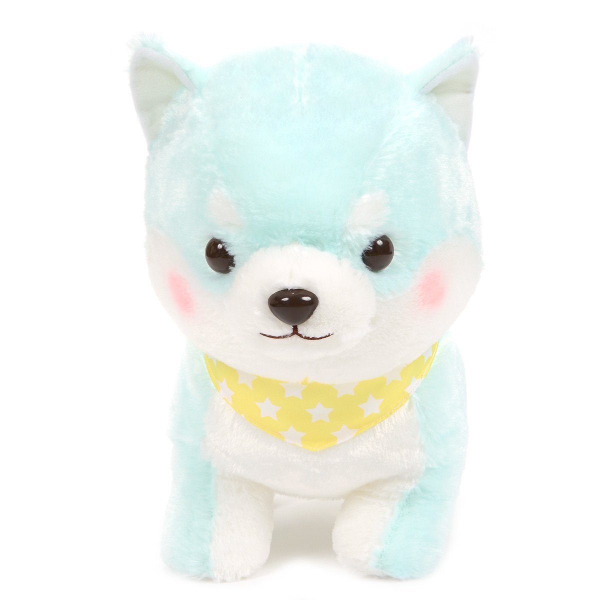 Amuse Dog Plushie, Mameshiba San Kyodai Funwari Yume no Kuni Taiga Pastel Green 15 Inches BIG Size