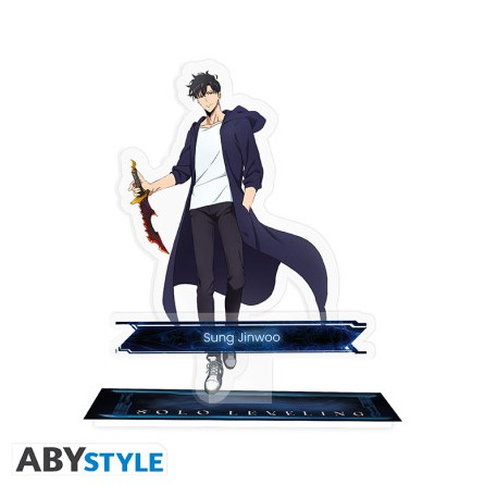 Jin Woo Acrylic Figure Stand Solo Leveling Aby Style