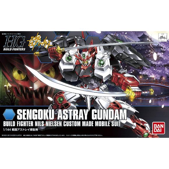 Sengoku Astray Gundam, build Fighter Nils Nielsen Custom Made Mobile Suit HG Model Kit Bandai