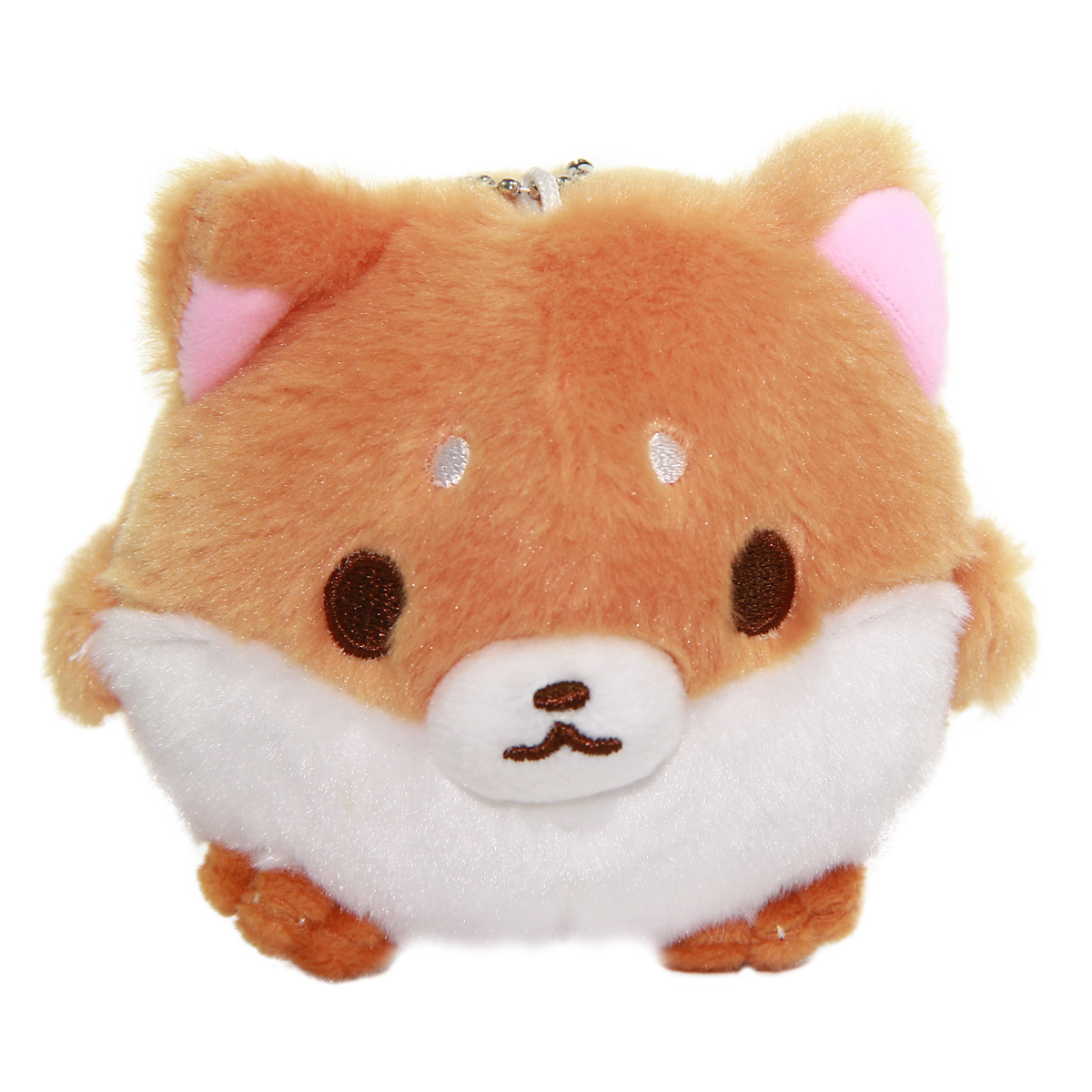 Shiba Inu Plush Doll Kawaii Stuffed Animal Soft Fuzzy Squishy Plushie Mochi Brown