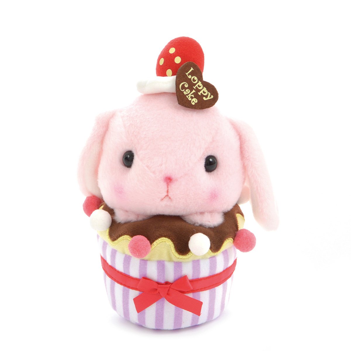 Plush Bunny, Amuse, Pote Usa Loppy, Mimipyon, Pink, 6 Inches