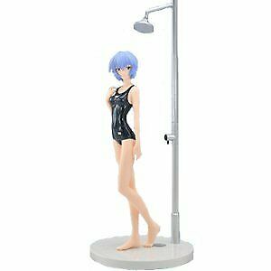 Ayanami Rei Figure, Shower School Swimsuit Ver, Evangelion, Sega