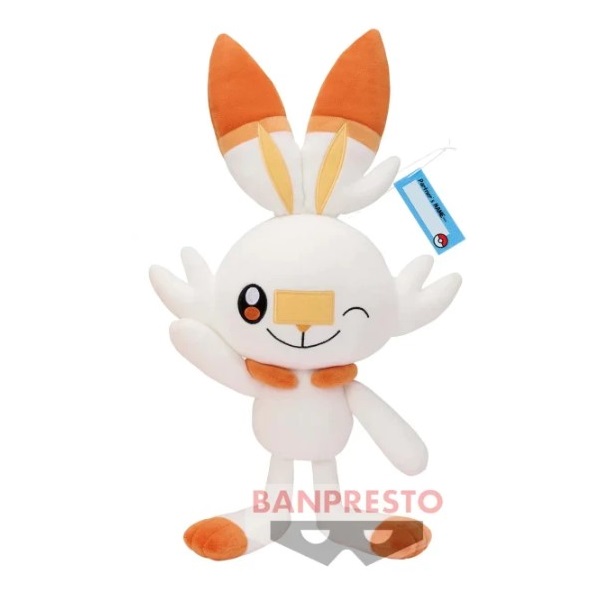 Scorbunny Plush Doll Hello Partner Pokemon 10 Inches Banpresto