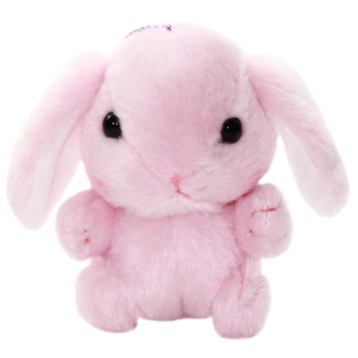 Amuse Bunny Plushie Cute Stuffed Animal Toy Pink 5 Inches