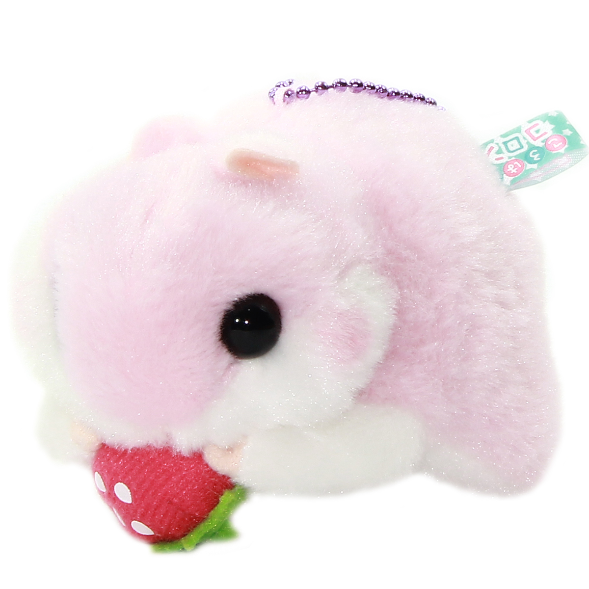 Plush Hamster, Amuse Glutton Hamster Plush Collection Momo-chan, Pink, 4 Inches