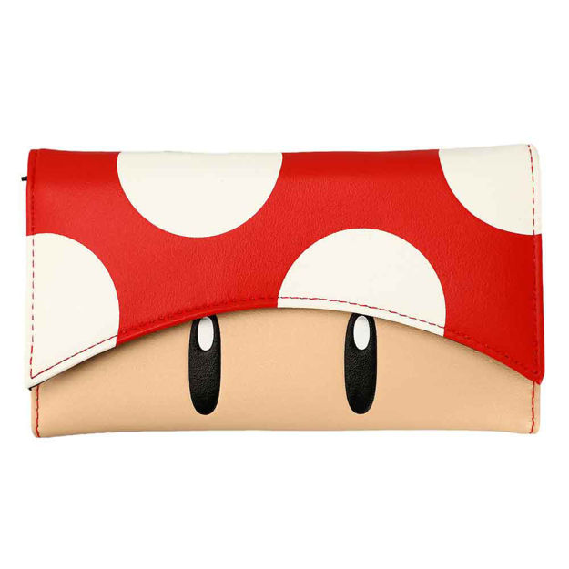 Super Mario Super Mushroom Bi-fold Wallet