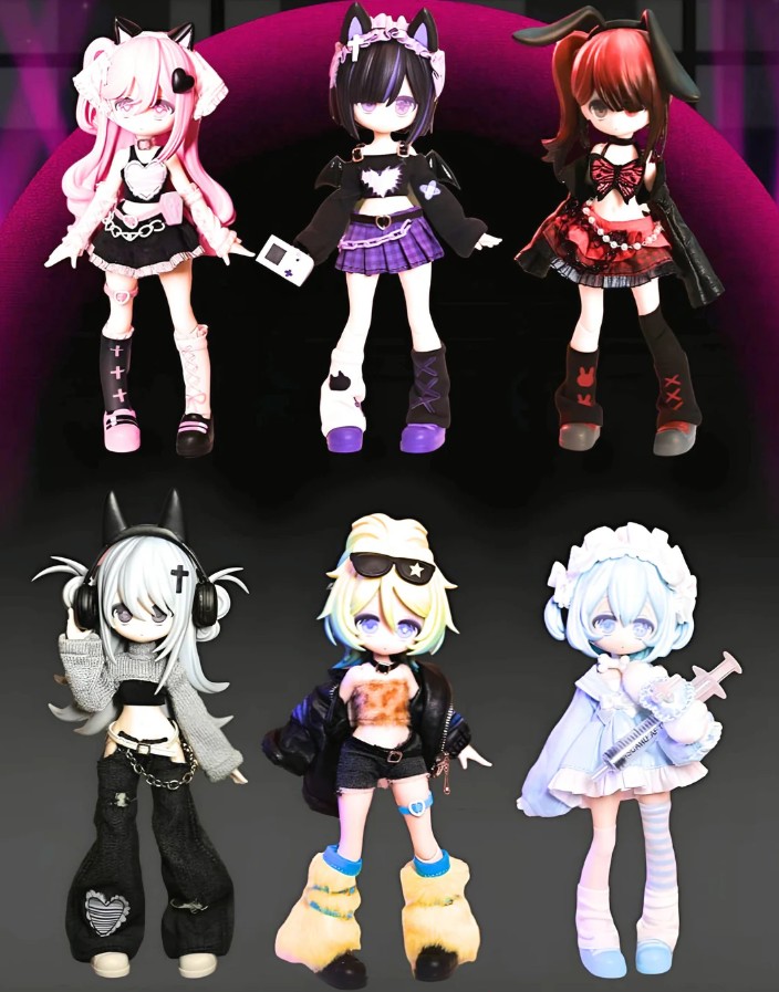 Ten Thousand Escape Plans Series Action Figure BJD Ball-Jointed Doll -  Random Figure Blind Box