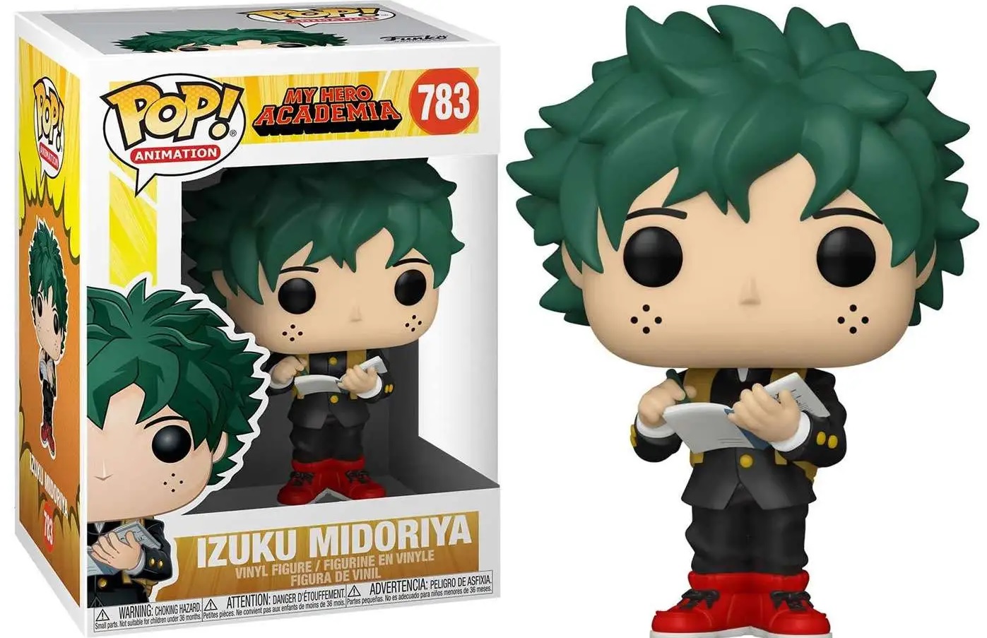 Izuku Midoriya Deku Figure My Hero Academia Funko Pop Animation 3.75 Inches Funko Pop 783