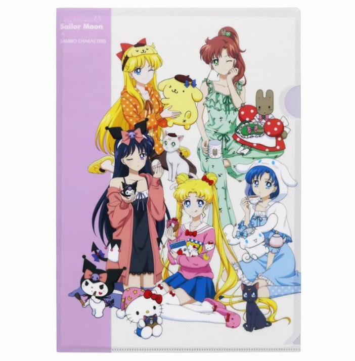 Sailor Moon Pretty Guardians x Sanrio Characters File Folder, Stationery, Sailor Moon Cosmos