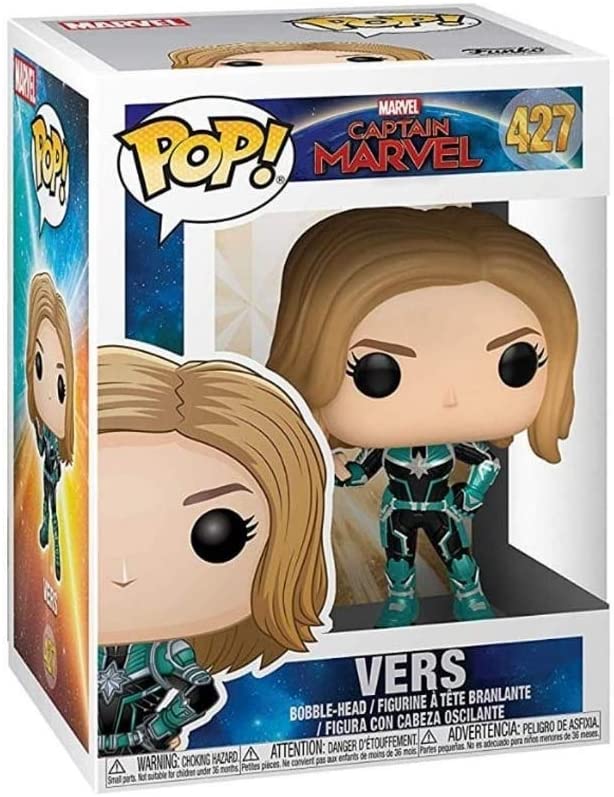 Vers Figure Captain Marvel Pop Animation 3.75 Inches Funko Pop 427