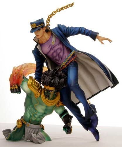 Jotaro Kujo & Star Platinum Figure PS3 Soft JoJos Bizarre Adventure All-Star Battle Golden Experience Box Limited Figure DXF THE RIVAL vs1