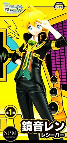 Kagamine Len Figure, Receiver, Super Premium Figure, Vocaloid, Sega