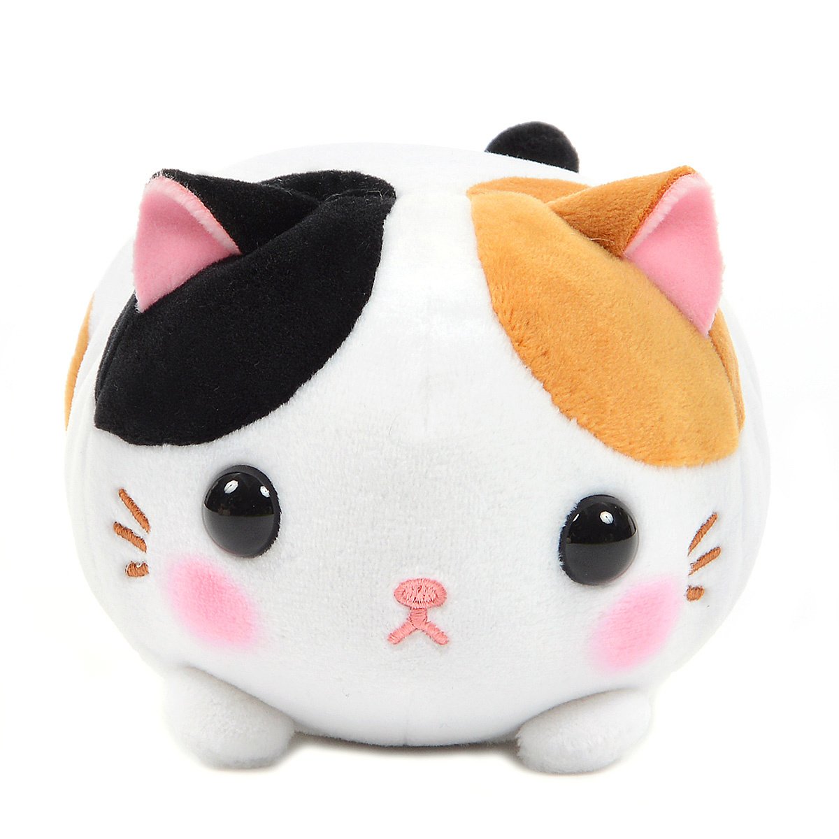 Mochikko Neko Nyanzu White Mix Cat Plush Amuse Super Soft Japan Standard Size Mi-nyan