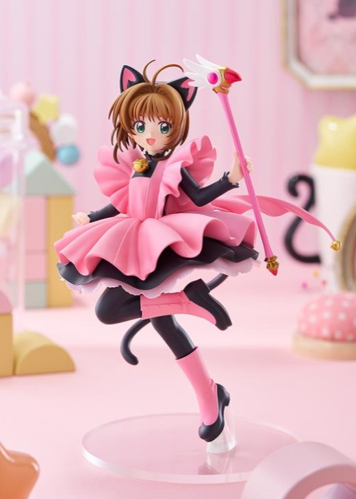 Sakura Kinomoto Figure, Black Cat Costume Ver., Pop Up Parade, L Size, Cardcaptor Sakura, Good Smile Company