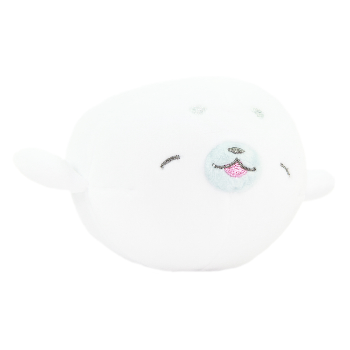 Plush Seal Squishy Toy Super Soft Stuffed Animal Neko White