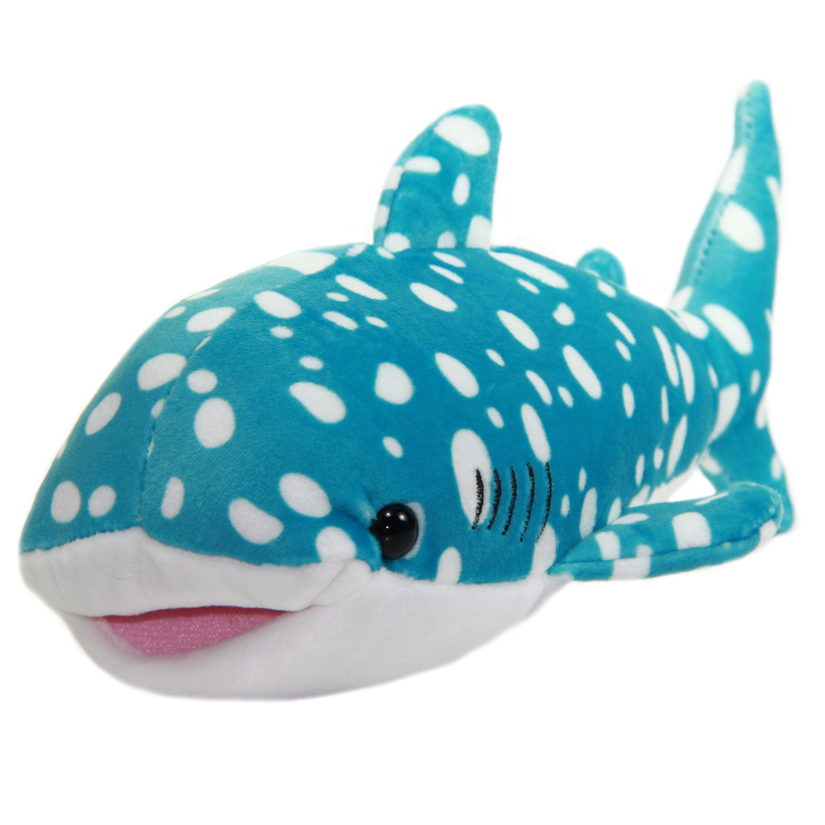 Aquarium Collection Plush Whale Shark Plush Toy Super Soft Stuffed Animal Blue White 8 Inches