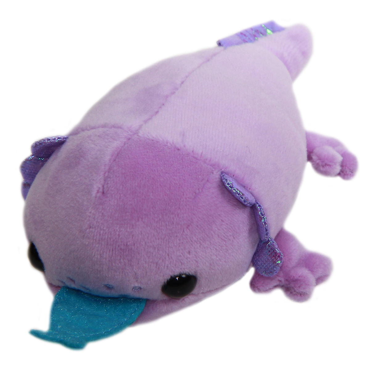 Feeding Axolotl Plushie Collection Axolotl Pull String Plush Toy Purple 5 Inches