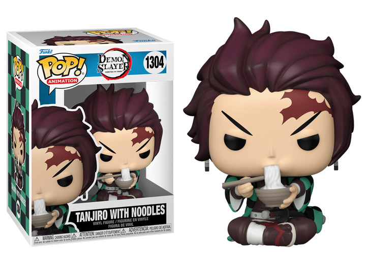 Tanjiro Kamado with noodles Funko Pop Animation Demon Slayer 3.75 Inches - Funko Pop 1304