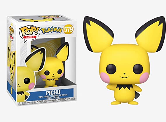 Pichu Figure Pokemon Pop Animation 3.75 Inches Funko Pop 579